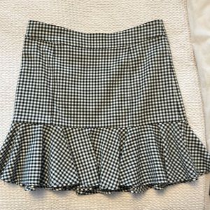 Veronica Beard Checkered Skirt